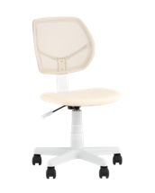 Кресло компьютерное Stool Group Кресло компьютерное детское ЛОЛО бежевый пластик белый арт. УТ000039090