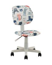 Кресло компьютерное Stool Group Кресло ЛОЛО Cats пластик белый арт. УТ000040041