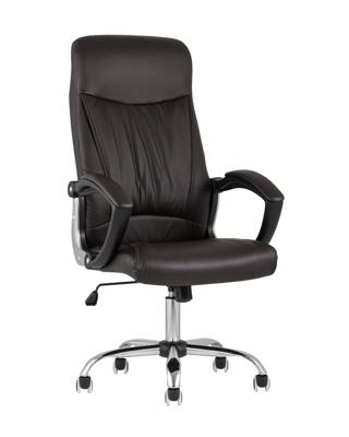 Кресло компьютерное TopChairs Кресло руководителя TopChairs Tower коричневое арт. УТ000001951