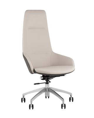 Кресло компьютерное TopChairs Кресло руководителя TopChairs Soulo светло-серый, серый арт. УТ000039418