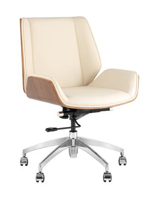 Кресло компьютерное TopChairs Кресло офисное TopChairs Crown SN бежевый арт. УТ000038533