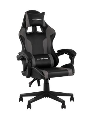 Кресло компьютерное TopChairs Кресло спортивное TopChairs Commander черно-серый арт. УТ000039476