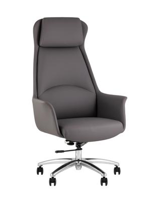 Кресло компьютерное TopChairs Кресло руководителя TopChairs Viking NEW серое арт. УТ000039424