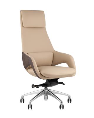 Кресло компьютерное TopChairs Кресло руководителя TopChairs Reign бежевый арт. УТ000039415