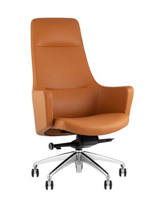 Кресло компьютерное TopChairs Кресло руководителя TopChairs Ferris коричневое арт. УТ000039421