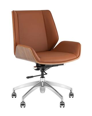 Кресло компьютерное TopChairs Кресло офисное TopChairs Crown SN коричневый арт. УТ000038535