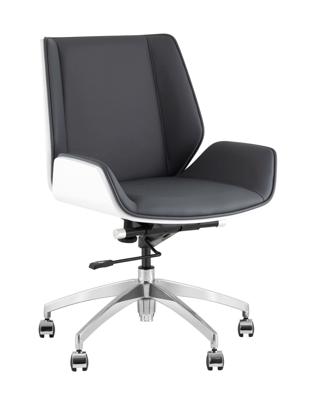 Кресло компьютерное TopChairs Кресло офисное TopChairs Crown SN серо-голубой арт. УТ000038532