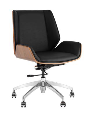 Кресло компьютерное TopChairs Кресло офисное TopChairs Crown SN черный арт. УТ000038534