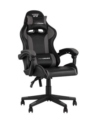 Кресло компьютерное TopChairs Кресло спортивное TopChairs Shadow черно-серый арт. УТ000039463