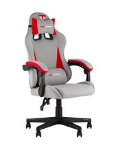 Кресло компьютерное TopChairs Кресло спортивное TopChairs Phantom ткань серо-красный арт. УТ000039472