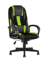 Кресло компьютерное TopChairs Кресло игровое TopChairs ST-CYBER 9 черный/зеленый арт. УТ000034844