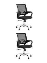 Кресло компьютерное TopChairs Кресло офисное TopChairs Simple New черный 2 шт арт. УТ000038259