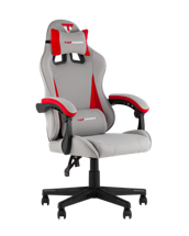 Кресло компьютерное TopChairs Кресло спортивное TopChairs Phantom ткань серо-красный арт. УТ000039472