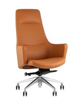 Кресло компьютерное TopChairs Кресло руководителя TopChairs Ferris коричневое арт. УТ000039421