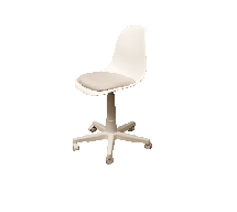 Кресло компьютерное ZiP-mebel Кресло Смузи белый/ белый, серый арт. Z001900A01