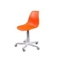 Кресло компьютерное ZiP-mebel Кресло Смузи белый/ оранжевый арт. Z001900AOO
