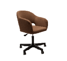 Кресло компьютерное ZiP-mebel Кресло Бабби чёрный / коричневый арт. Z218907B03