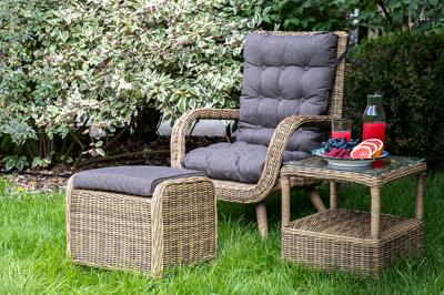 Лаунж зона 4SIS "Толедо" лаунж-зона из искусственного ротанга, цвет соломенный арт. TС1PT-3-SET