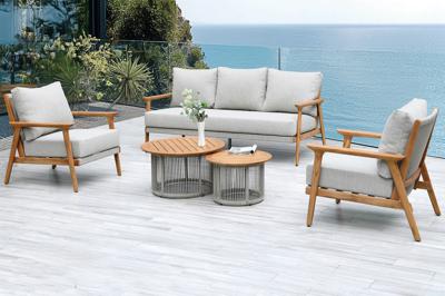 Лаунж зона 4SIS "Копенгаген" лаунж-зона 5-местная плетеная из роупа, каркас тик, цвет бежевый арт. MYDS8005-set