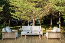 Лаунж зона 4SIS "Мальдивы" лаунж-зона из искусственного ротанга, цвет соломенный арт. MS2C2T-4-SET