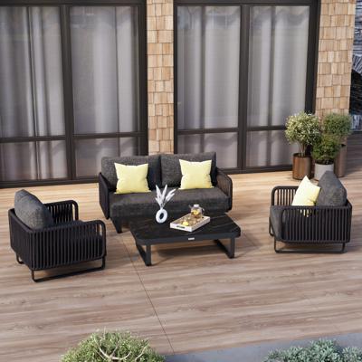 Лаунж зона IDEAL PATIO Лаунж зона БЕЛЛИСА С с двухместным диваном - маренго арт. BLS.1017002S