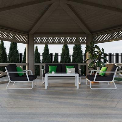 Лаунж зона IDEAL PATIO Лаунж зона ЭСТИВО антрацит - белый каркас арт. EST.1025002