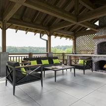 Лаунж зона IDEAL PATIO Лаунж зона VERITA темно-серая - каркас карбон арт. VRT.1017003