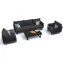 Лаунж зона IDEAL PATIO Лаунж зона БЕЛЛИСА С с трехместным диваном - маренго арт. BLS.1017003S