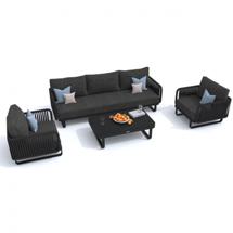 Лаунж зона IDEAL PATIO Лаунж зона БЕЛЛИСА С с трехместным диваном - маренго арт. BLS.1017003S