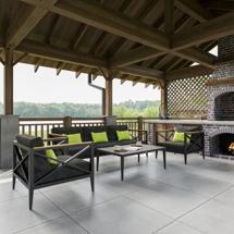 Лаунж зона IDEAL PATIO Лаунж зона ВЕРИТА темно-серая - каркас карбон арт. VRT.1017003