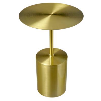 Мебель Bradexhome Кофейный столик Solid диам.40см x 58см, золотой, металл арт. FR 1039