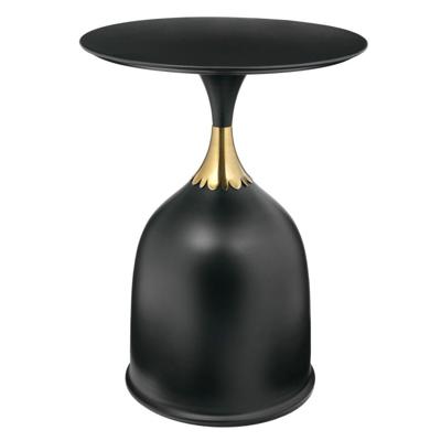 Мебель Bradexhome Кофейный столик Stupa диам.45см x 54см, чёрный, металл арт. FR 1032