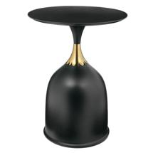 Мебель Bradexhome Кофейный столик Stupa диам.45см x 54см, чёрный, металл арт. FR 1032