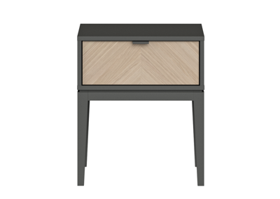 Мебель Ellipsefurniture Тумба прикроватная Fjord 1 ящик (темно-серый) арт. FJ010102060101