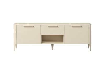 Мебель Ellipsefurniture Тумба Type oak под ТВ ширина 160 см (молочный) арт. TY010206260101