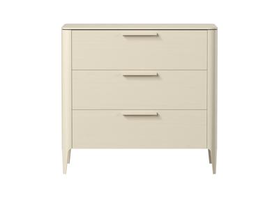 Мебель Ellipsefurniture Комод Type oak 3 ящика ширина 90 см (молочный) арт. TY010206080101