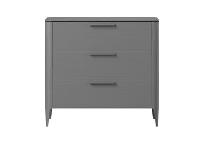 Мебель Ellipsefurniture Комод Type oak 3 ящика ширина 90 см (серый) арт. TY010203080101