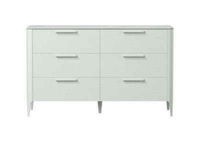 Мебель Ellipsefurniture Комод Type oak 6 ящиков ширина 140 см (белый) арт. TY010202090101