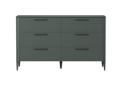 Мебель Ellipsefurniture Комод Type oak 6 ящиков ширина 170 см (темно-серый) арт. TY010207100101