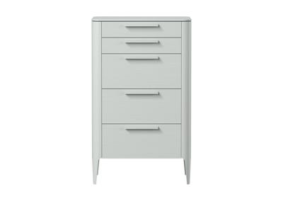 Мебель Ellipsefurniture Комод Type oak высокии? 5 ящиков (светло-серый) арт. TY010204110101