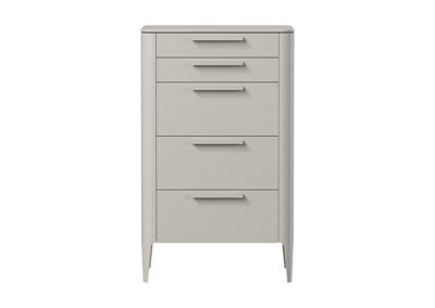 Мебель Ellipsefurniture Комод Type oak высокии? 5 ящиков (серо-бежевый) арт. TY010205110101
