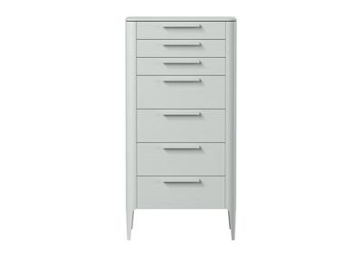 Мебель Ellipsefurniture Комод Type oak высокии? 7 ящиков (светло-серый) арт. TY010204120101