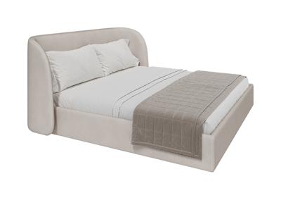 Мебель Ellipsefurniture Кровать двуспальная Classic 200 см (молочный, велюр) арт. СF010207260501
