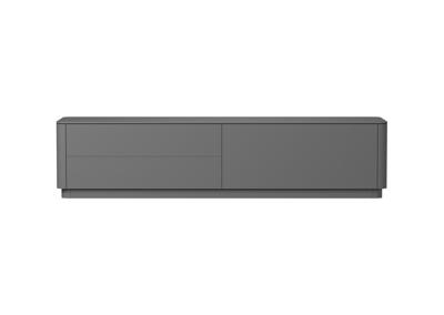 Мебель Ellipsefurniture Тумба Tammi под ТВ 2 ящика откидная дверь (серый) арт. TM010205130101