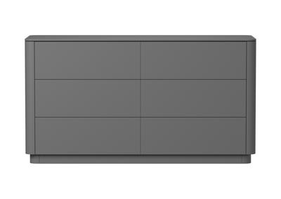 Мебель Ellipsefurniture Комод Tammi 6 ящиков ширина 140 см (серый) арт. TM010205030101