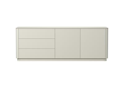 Мебель Ellipsefurniture Тумба Tammi 3 ящика 2 двери L (молочный) арт. TM010203080101