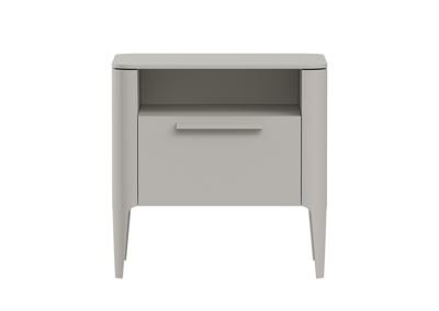 Мебель Ellipsefurniture Тумба прикроватная Type 1 полка 1 ящик ширина 50 см (серо-бежевый) арт. TY010304430101