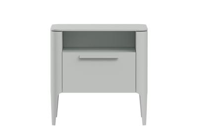 Мебель Ellipsefurniture Тумба прикроватная Type 1 полка 1 ящик ширина 50 см (светло-серый) арт. TY010302430101