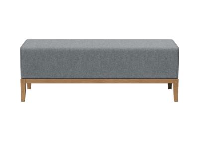 Мебель Ellipsefurniture Банкетка Fjord 120 см (светло-серый, твид) арт. KP010214290701