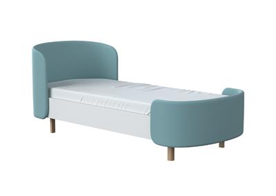 Мебель Ellipsefurniture Кровать подростковая KIDI Soft размер L (бирюзовый) арт. KD010114050101